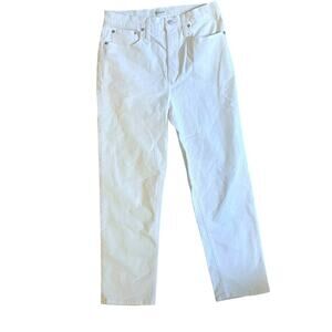 Madewell Pants Women's Size 28 White Corduroy